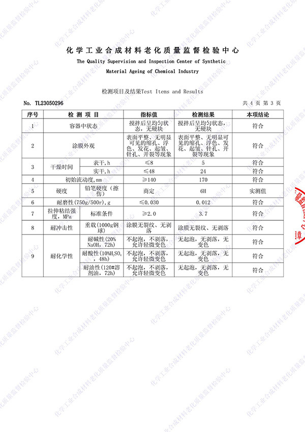 聚氨酯超耐磨面漆5